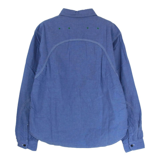 TENDERLOIN テンダーロイン T-CHAMBLEY SHT 長袖 シャンブレー ワークシャツ ブルー系 M【中古】