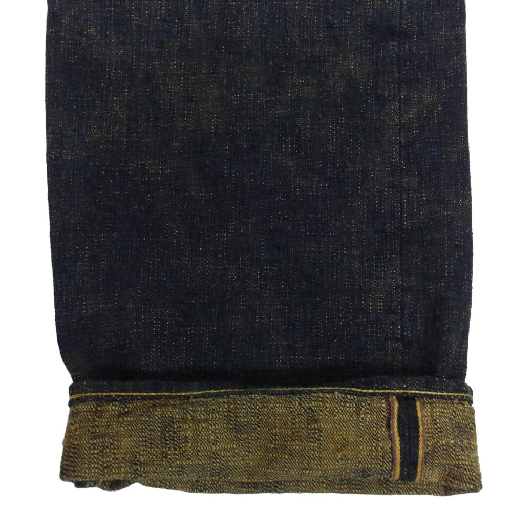 ONI DENIM 鬼デニム ONI 277-Bumpy 黄土色製品染め 17oz バンピー デニム パンツ インディゴブルー系 36【新古品】【未使用】【中古】