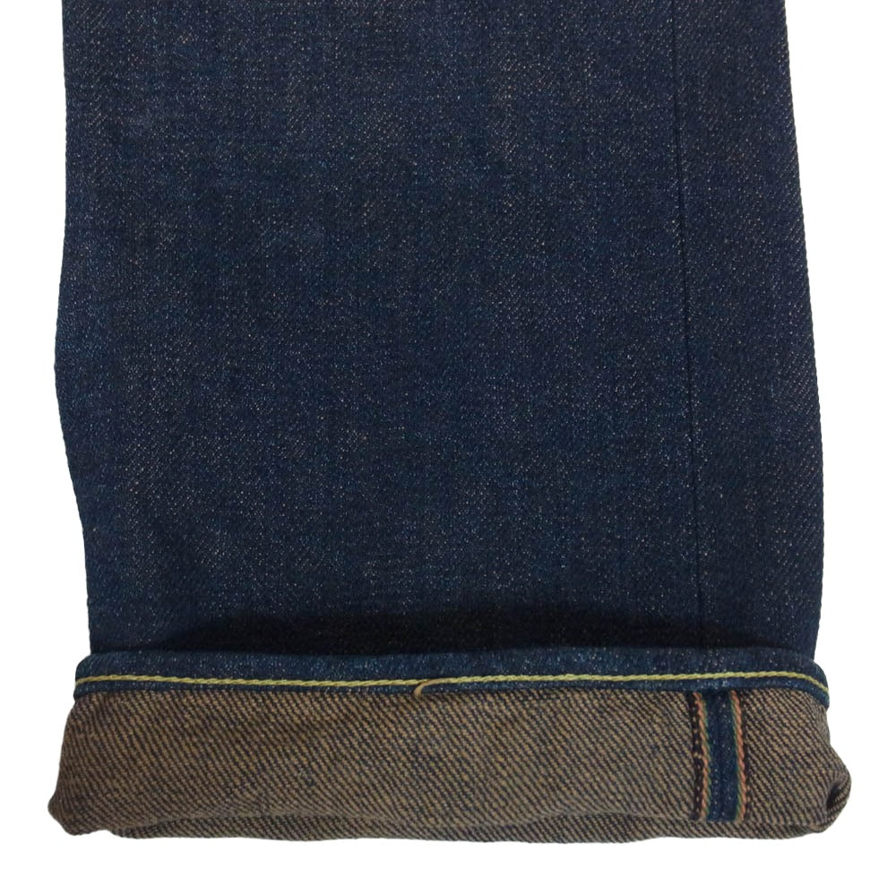 ONI DENIM 鬼デニム ONI 288ZR-LBR 20oz シークレットデニム 緯糸ライトブラウン ジーンズ デニムパンツ インディゴブルー系 34【極上美品】【中古】