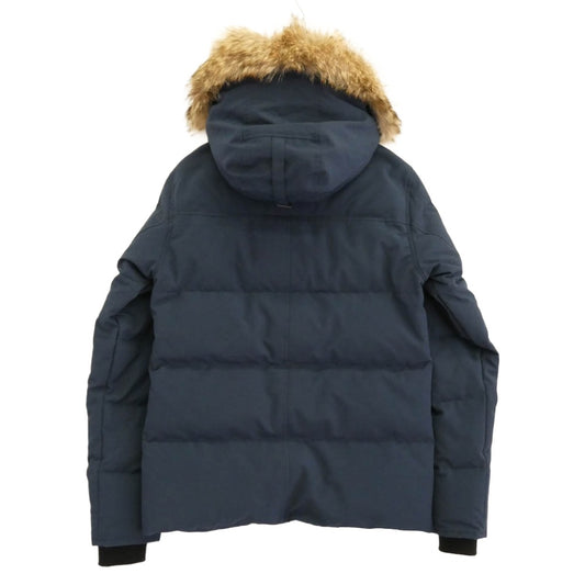 CANADA GOOSE カナダグース 3808MAH ×RON HERMAN 10th Anniversary WYNDHAM PARKA ロンハーマン10周年記念別注 ウィンダムパーカー ダウンジャケット ネイビー系 S【中古】