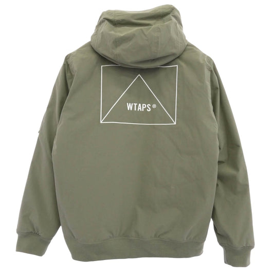WTAPS ダブルタップス 22AW x VAULT BY VANS ALPS JACKET NYLON TUSSAH 2LAYER ボルト バイ バンズ アルプス ジャケット ナイロン タッサー ツーレイヤー カーキ系 2【美品】【中古】