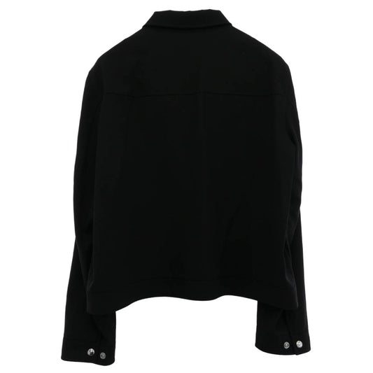 CELINE セリーヌ C447204 2409 イタリア製 トリンオンフ刺繍 スイングトップ ジップアップ ジャケット ブルゾン ブラック系 54【極上美品】【中古】