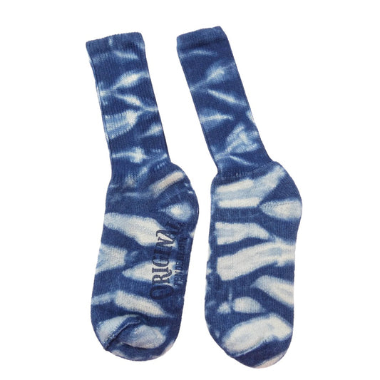 TENDERLOIN テンダーロイン LITMUS SOX TIE DYE タイダイ ソックス 靴下 ネイビー系 表記なし【新古品】【未使用】【中古】