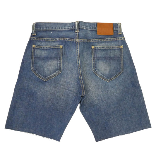 TENDERLOIN テンダーロイン カットオフ デニムショーツ ハーフパンツ ブルー系 34【中古】