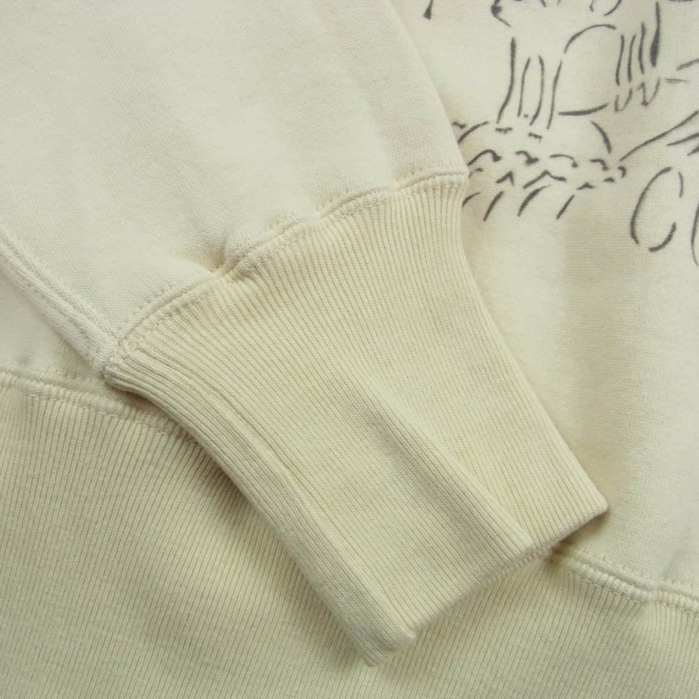 JELADO ジェラード U.S.NAVY 両V プリント スウェット オフホワイト系 M【中古】