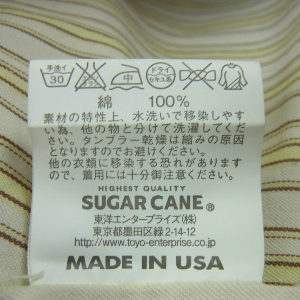 SUGAR CANE シュガーケーン MISTER FREEDOM USA製 NOS PLAYER DENIM ミスターフリーダム デニム ベスト インディゴブルー系 38【中古】