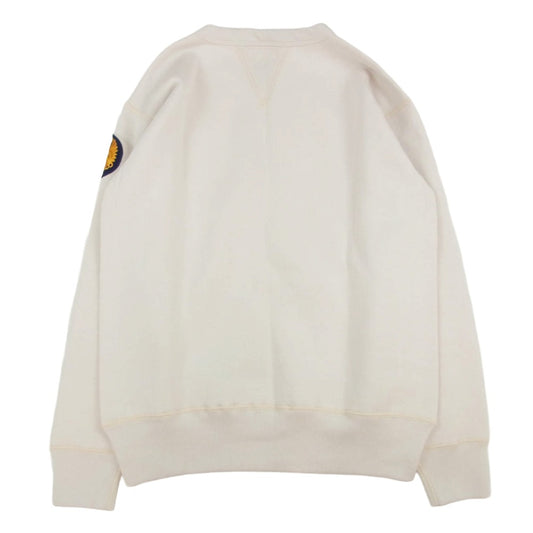 The REAL McCOY'S ザリアルマッコイズ Vargas Girl ヴァーガスガール 両V 吊り編み スウェット オフホワイト系 M【中古】