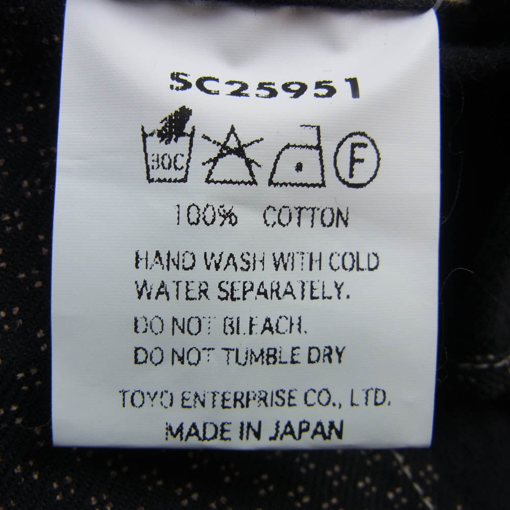 ミスターフリーダム SC25951 6oz.INDIGO STRIPE RENO SHIRTS プルオーバー 長袖 シャツ ダークネイビー系 15 1/2【中古】