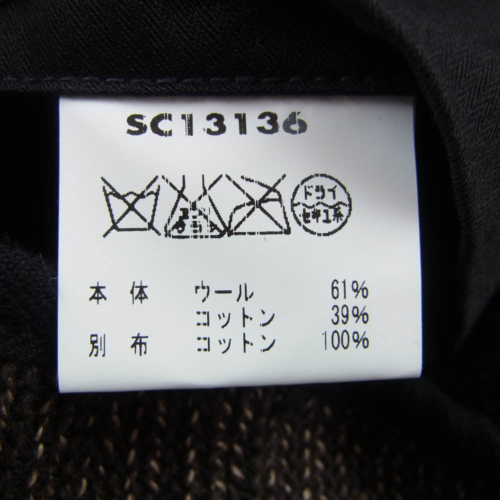 SUGAR CANE シュガーケーン SC13136 BEACH CLOTH VEST ビーチ クロス ベスト ダークネイビー系 M【中古】