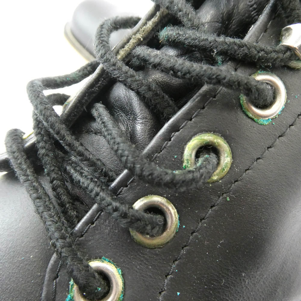 RED WING レッドウィング 8165 刺繍羽タグ アイリッシュセッター 6-inch Classic Round クラシック ラウンド ブーツ ブラック系 6D【中古】