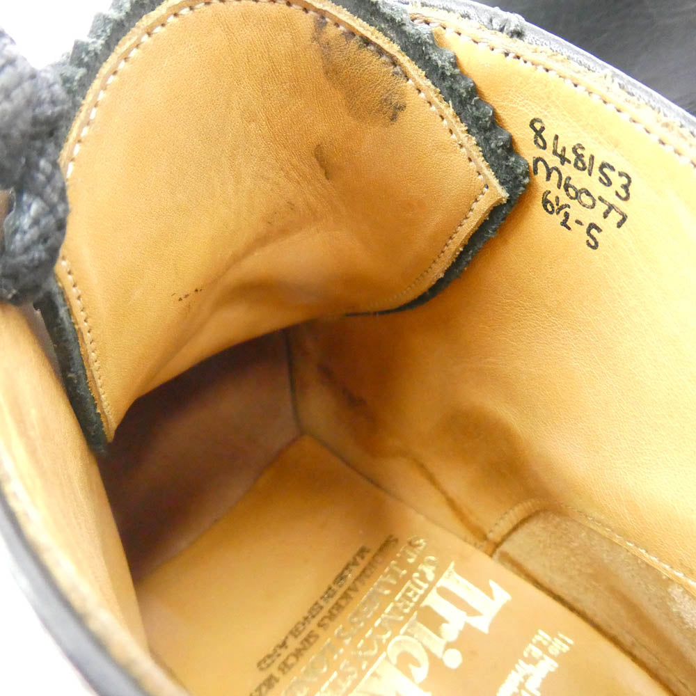 Tricker's トリッカーズ M6077 MONKEY BOOTS モンキー ブーツ ブラック系 6.5【中古】