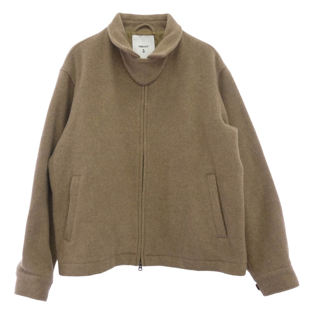 FIDELITY フェデリティー C-24775903 S110 DOUBLE BEAVER MELTON SWING TOP メルトン スウィング トップ ジャケット ベージュ系 ライトブラウン系 L【中古】 FIDELITY フェデリティー C-24775903 S110 DOUBLE BEAVER MELTON
