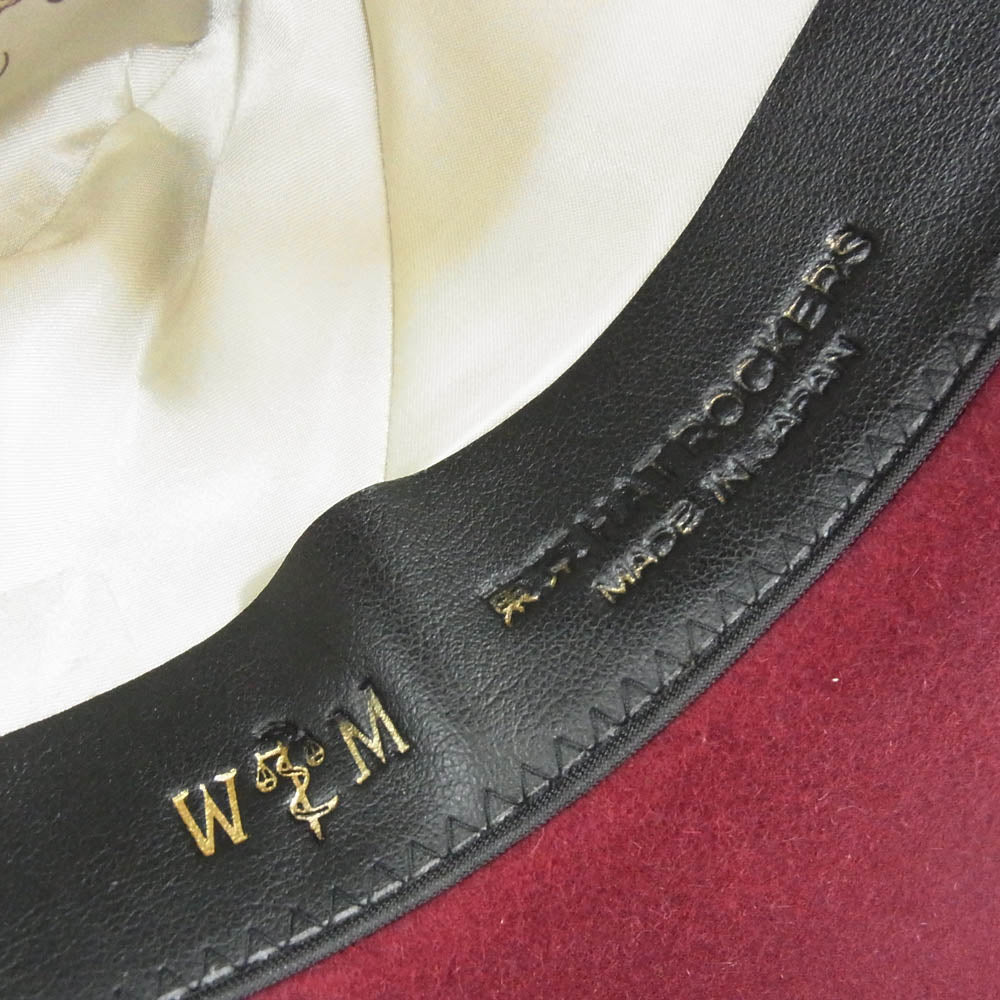 WACKO MARIA ワコマリア ×東京HAT ROCKERS ハットロッカーズ 中折れ ハット エンジ系【中古】