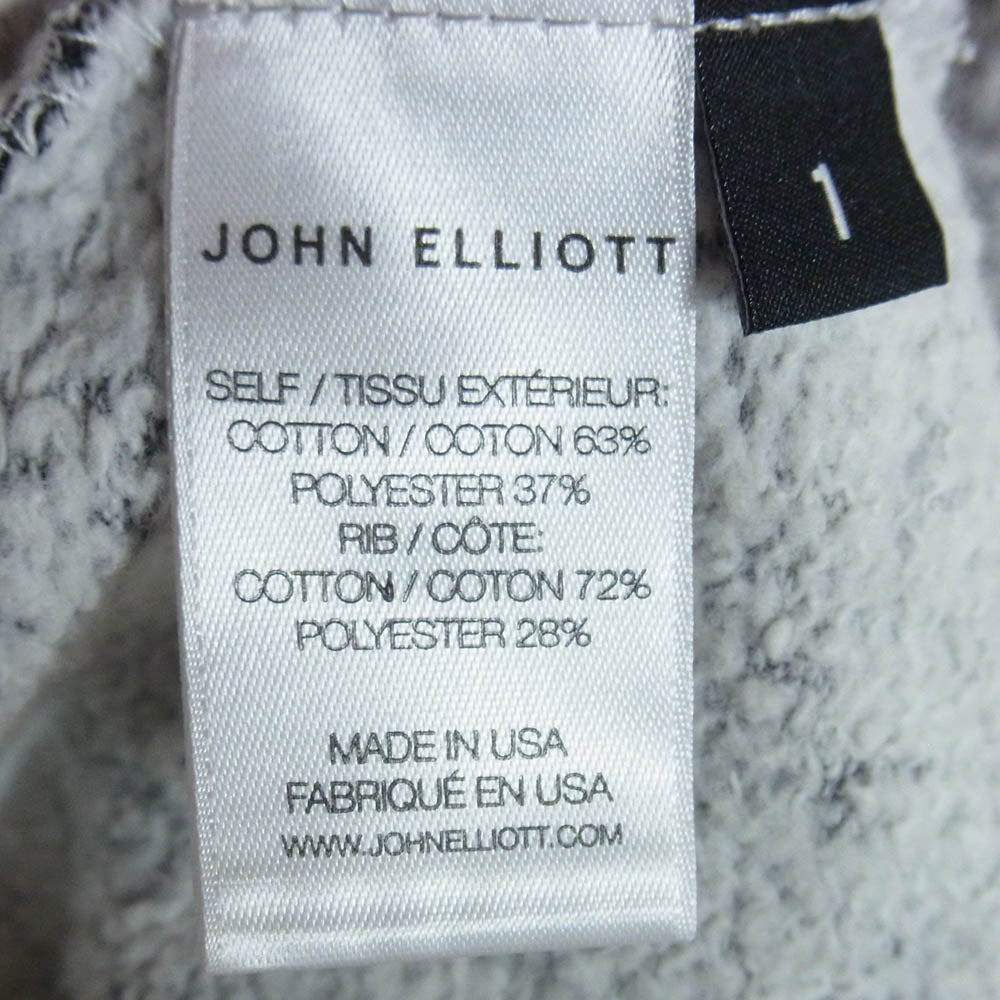 ジョン・エリオット プルオーバー フーディー パーカー グレー系 1【中古】