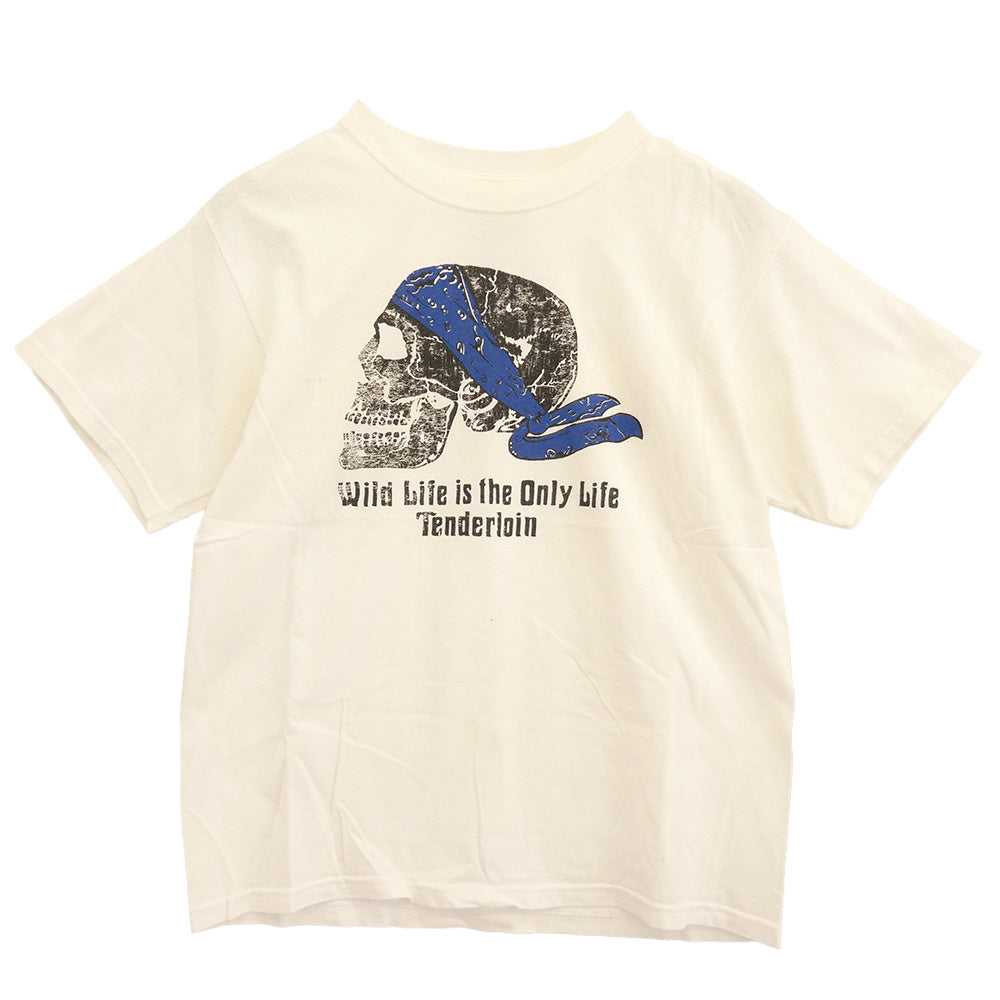 TENDERLOIN テンダーロイン T-TEE バンダナスカルプリント 半袖Tシャツ 