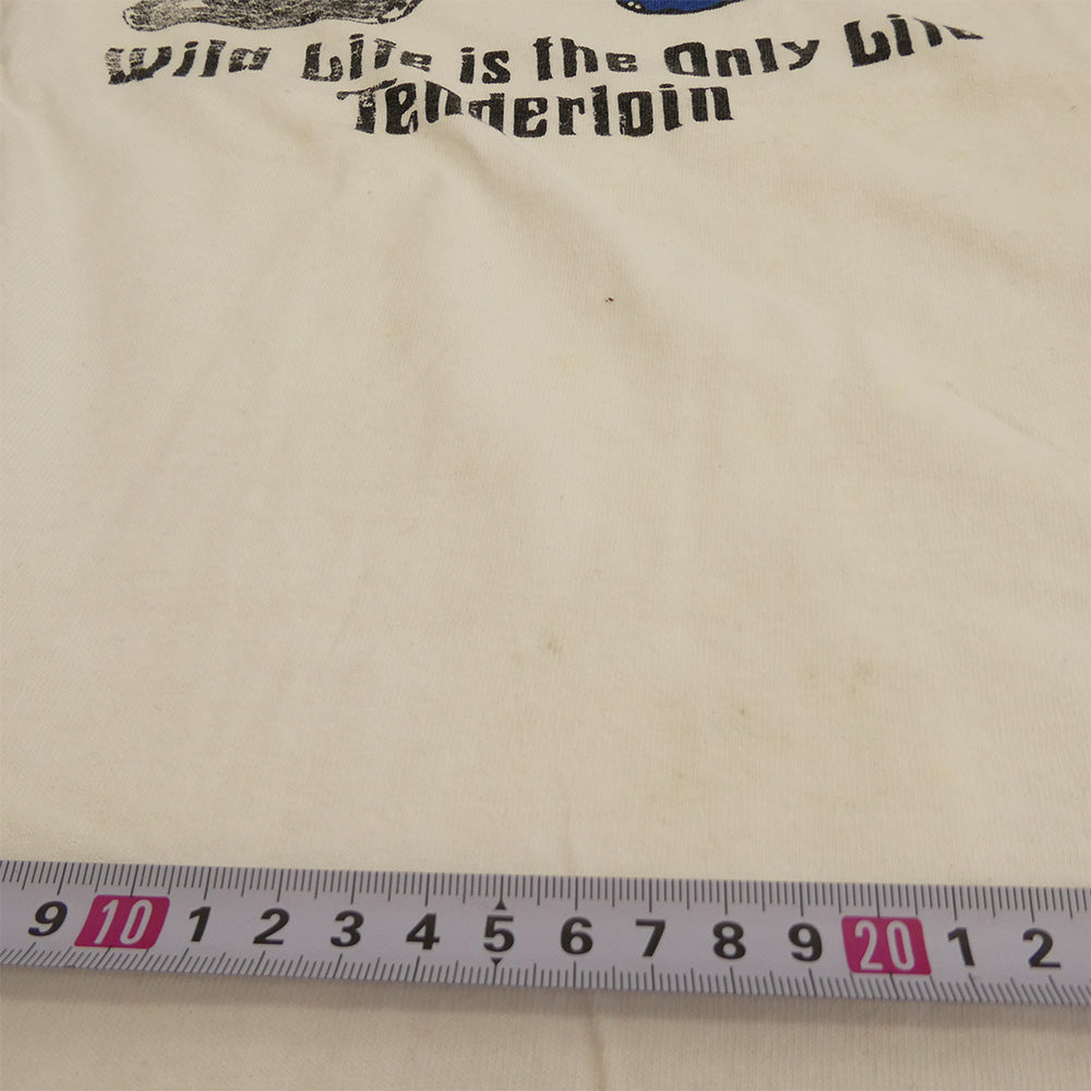 TENDERLOIN テンダーロイン T-TEE バンダナスカルプリント 半袖Tシャツ ホワイト ホワイト系 M【中古】