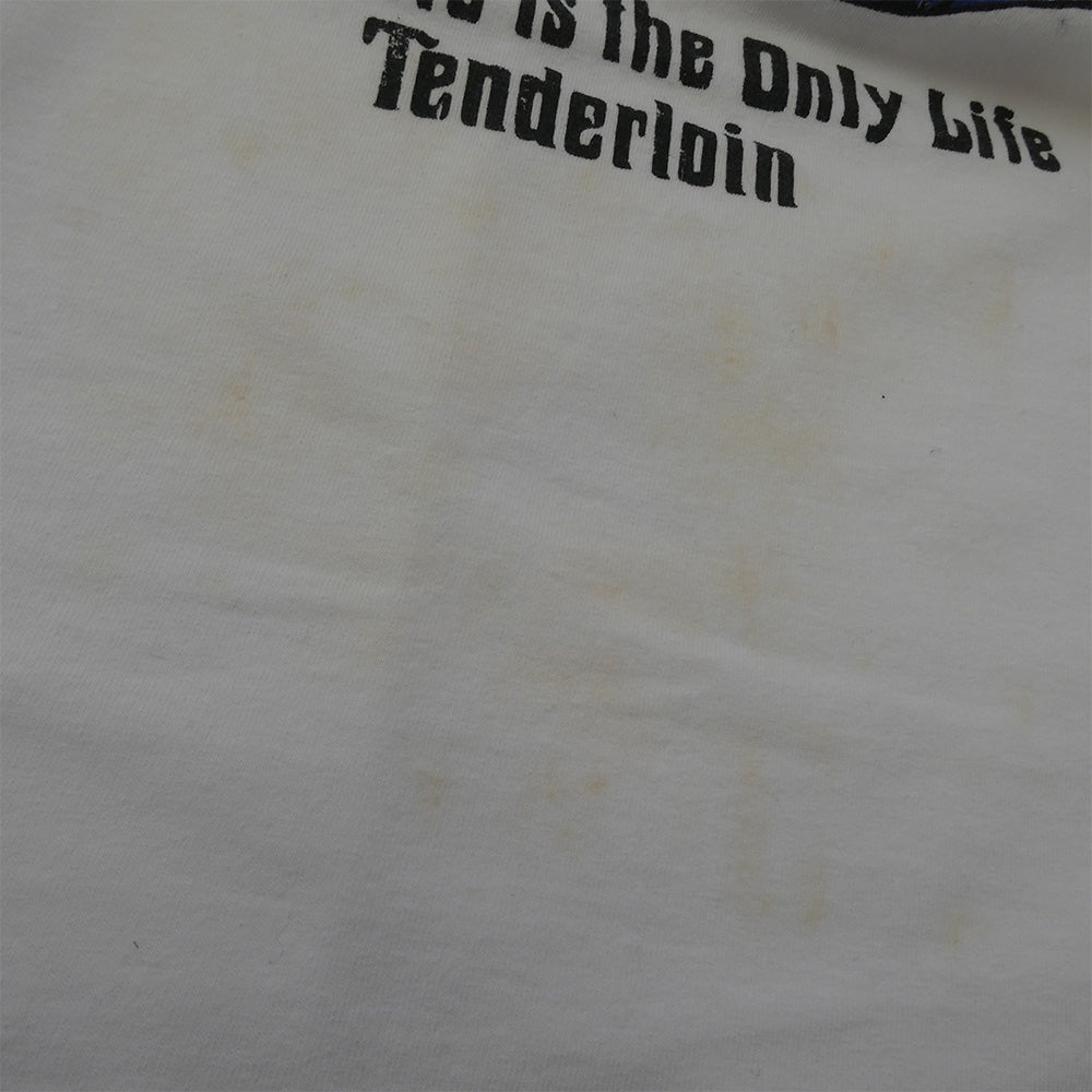 TENDERLOIN テンダーロイン T-TEE バンダナスカルプリント 半袖Tシャツ ホワイト ホワイト系 M【中古】
