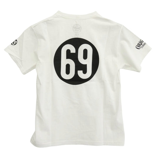 TENDERLOIN テンダーロイン T-TEE69 ボールプリント 半袖Tシャツ ホワイト ホワイト系 M【中古】