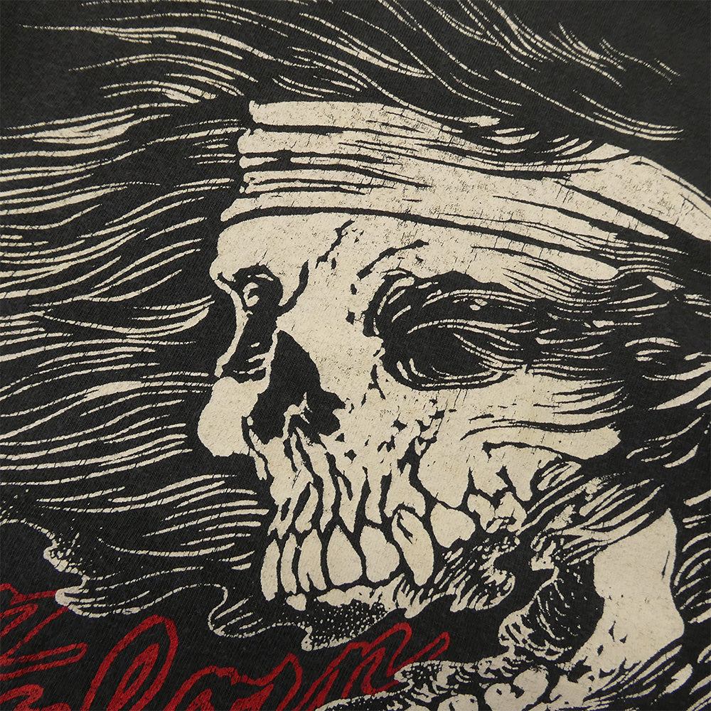 TENDERLOIN テンダーロイン T-TEE スカルプリント 半袖Tシャツ グレー チャコール系 M【中古】