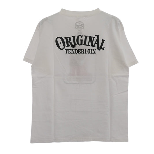 TENDERLOIN テンダーロイン T-TEE#1 星条旗プリント 半袖Tシャツ ホワイト ホワイト系 M【中古】