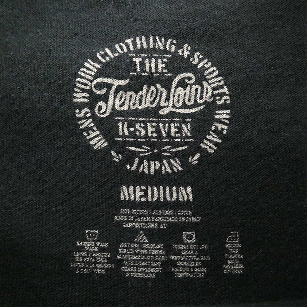 TENDERLOIN テンダーロイン T-TEE バンダナスカルプリント 半袖Tシャツ ブラック ブラック系 M【中古】