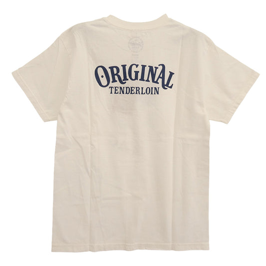 TENDERLOIN テンダーロイン T-TEE ZIG ZAG ジグザグプリント 半袖Tシャツ ホワイト ホワイト系 M【中古】