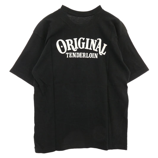TENDERLOIN テンダーロイン T-TEE GENUINE PARTS サークルプリント 半袖Tシャツ ブラック ブラック系 M【中古】