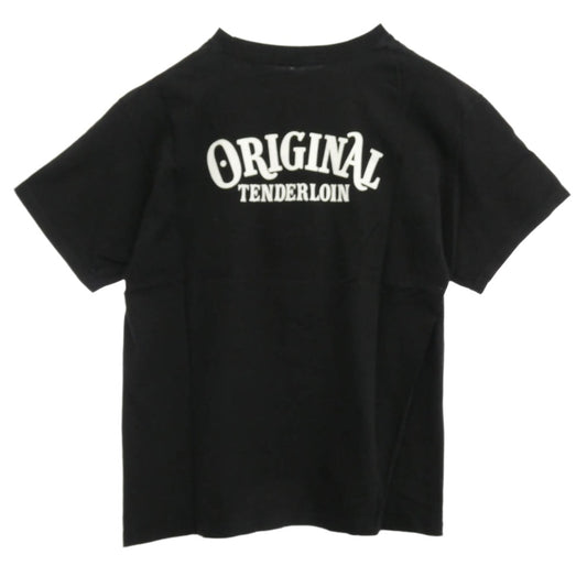 TENDERLOIN テンダーロイン T-TEE#1 星条旗プリント 半袖Tシャツ ブラック ブラック系 M【中古】