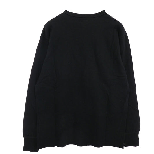 TENDERLOIN テンダーロイン T-CREW SOLID クルーネック 長袖Tシャツ ブラック ブラック系 M【美品】【中古】