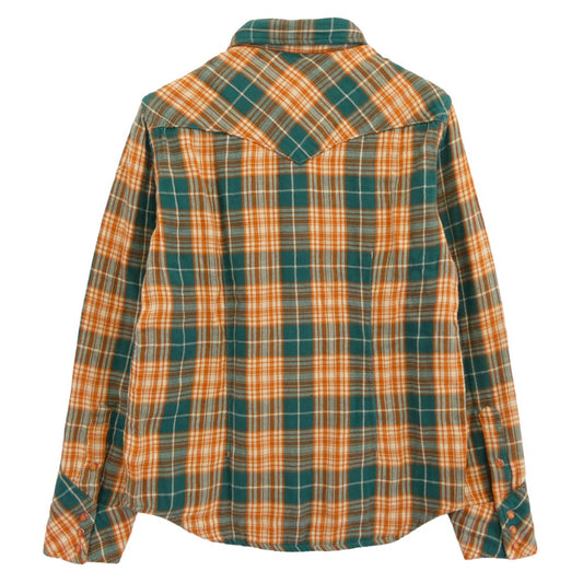 TMT ティーエムティー TSH-F17AN01 Antton 別注 モデル W GAUZE CHECK SHIRTS ダブル ガーゼ 長袖 ウエスタン チェック シャツ マルチカラー系 S【中古】