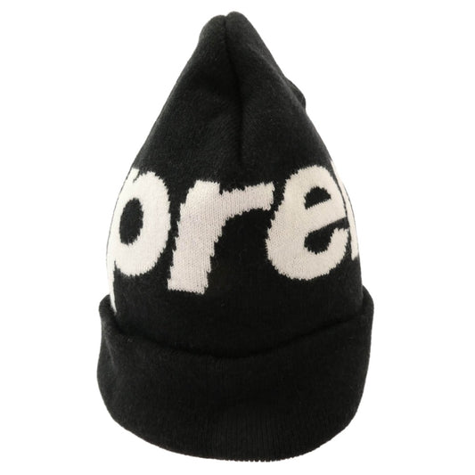 Supreme シュプリーム 23AW Big Logo Beanie ビッグ ロゴ ビーニー ブラック系 one size【中古】