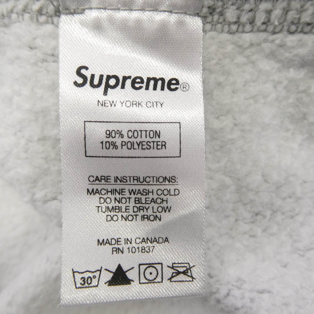 Supreme シュプリーム 20AW Cross Box Logo Hooded Sweatshirt クロス ボックス ロゴ フーデッド スウェットシャツ グレー系 XL【中古】