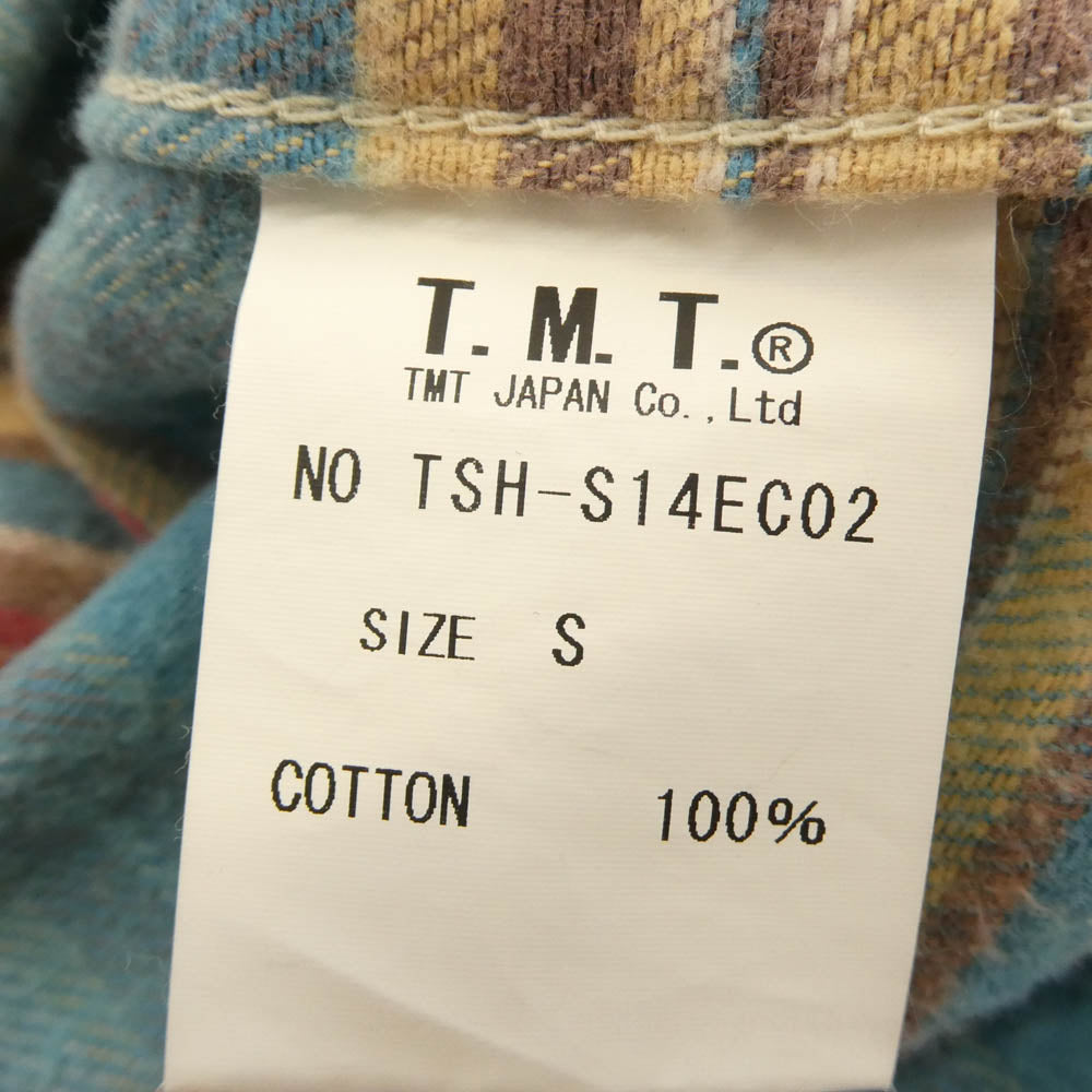 TMT ティーエムティー TSH-S14EC02 ウエスタン チェック 長袖 シャツ マルチカラー系 S【中古】