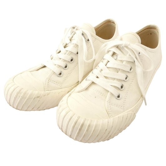 クッシュマン WWII LOW CUT CANVAS SNEAKERS ローカット スニーカー ホワイト系 8【中古】