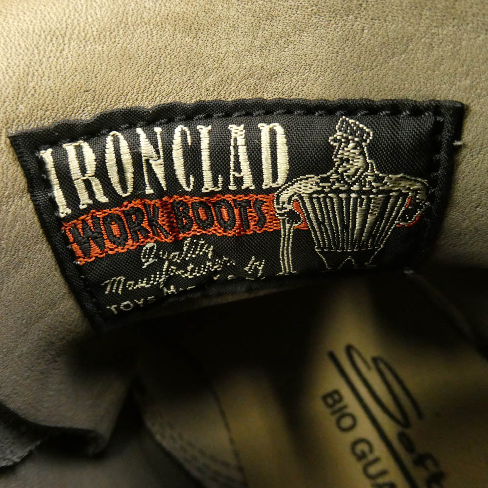 TOY'S McCOY トイズマッコイ WORK BOOTS IRONCLAD スエード ワークブーツ モスグリーン系 9E【中古】