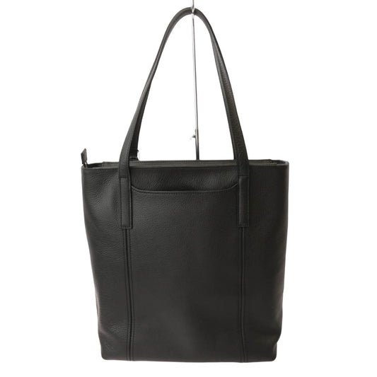 aniary アニアリ 07-02012 Shrink Leather シュリンクレザー ビジネストート BLACK ブラック系【極上美品】【中古】