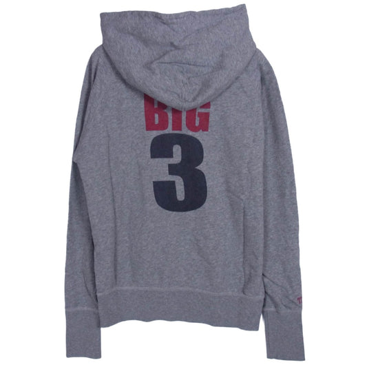 TMT ティーエムティー PLAY BOY プレイボーイ プリント スウェット パーカー グレー系 M【極上美品】【中古】