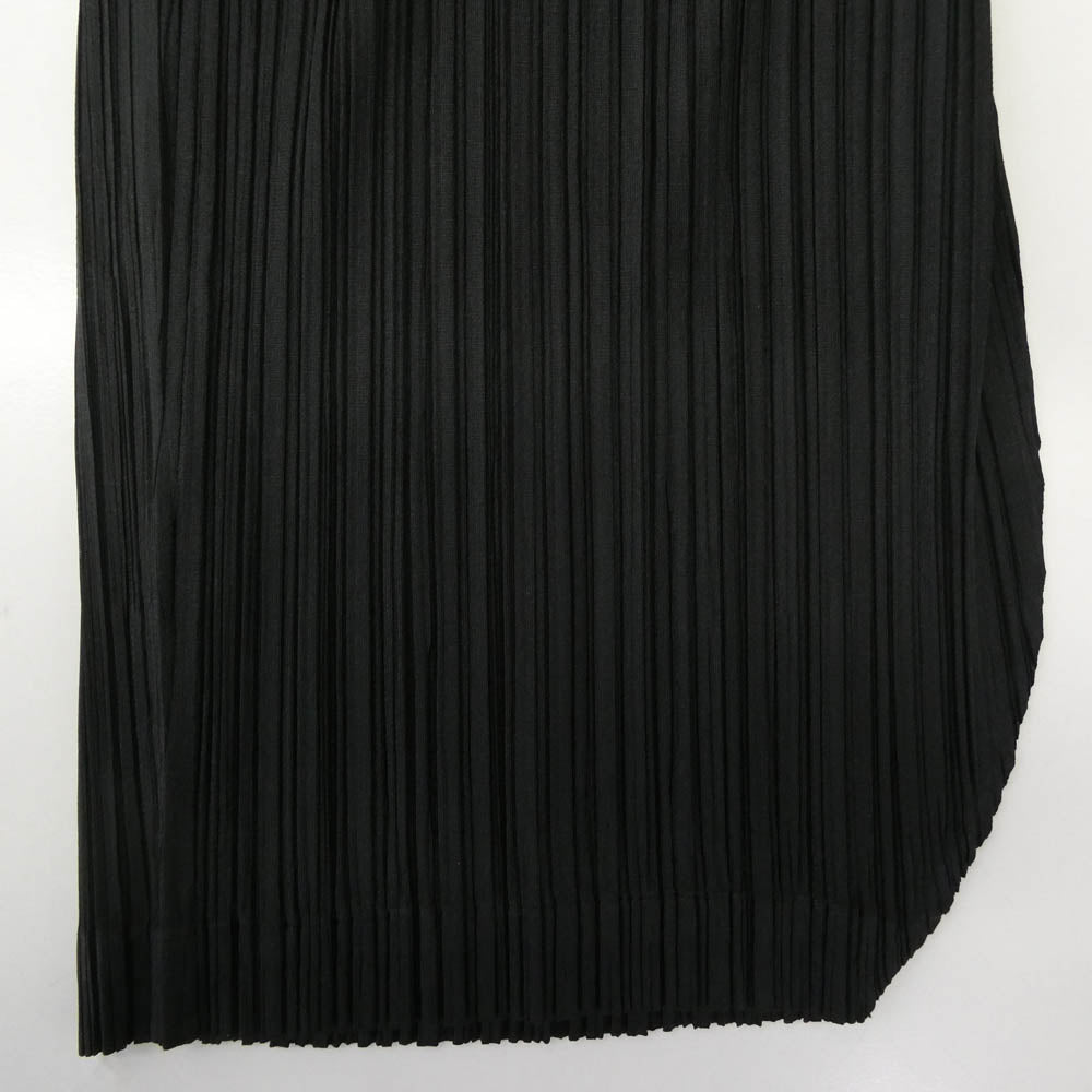 PLEATS PLEASE プリーツプリーズ イッセイミヤケ PP53-JF203 プリーツ イージー パンツ ブラック系 サイズ表記なし【中古】