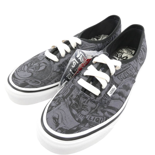 NEIGHBORHOOD ネイバーフッド VN0A38EN00G ×VANS バンズ MISTER CARTOON AUTHENTIC 44 DX ミスター カートゥーン オーセンティック ローカット スニーカー ブラック系 28cm【新古品】【未使用】【中古】