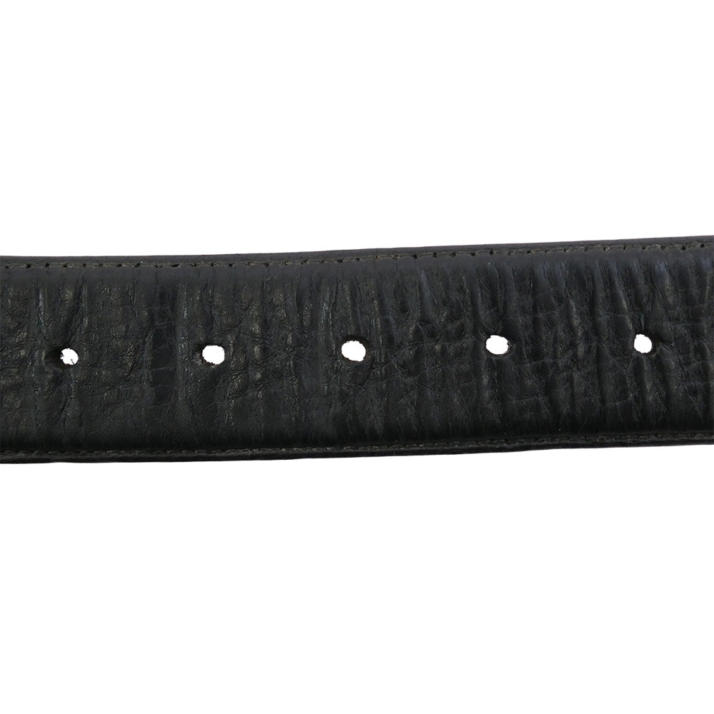 CHROME HEARTS クロムハーツ(原本無) BLT GUNSLINGER ガンスリンガー バックル 1.5 レザー ベルト ブラック系 36【中古】