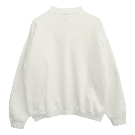 AURALEE オーラリー 18AW A8AC05SP 5525gallery 5525ギャラリー SWEAT BLOUSON スナップボタン スウェット生地 ブルゾン ホワイト系 5【中古】