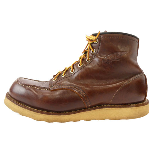 RED WING レッドウィング 8858 USA製 100周年モデル アイリッシュセッター ホーウィン クロム エクセル ワーク ブーツ ブラウン系 US 9E【中古】