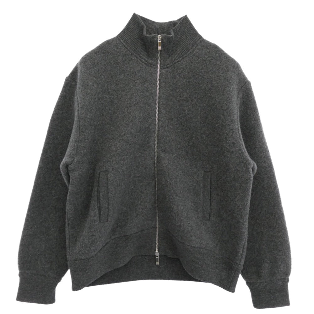 THOM BROWNE トムブラウン MJT526A-J0100-015 イタリア製 Giacca Zip In Lana ウール フリース ファネルネック ジップアップ ジャケット チャコール系 3【極上美品】【中古】 THOM BROWNE トムブラウン MJT526A-J0100-015 イタリア製 Giacca Zip