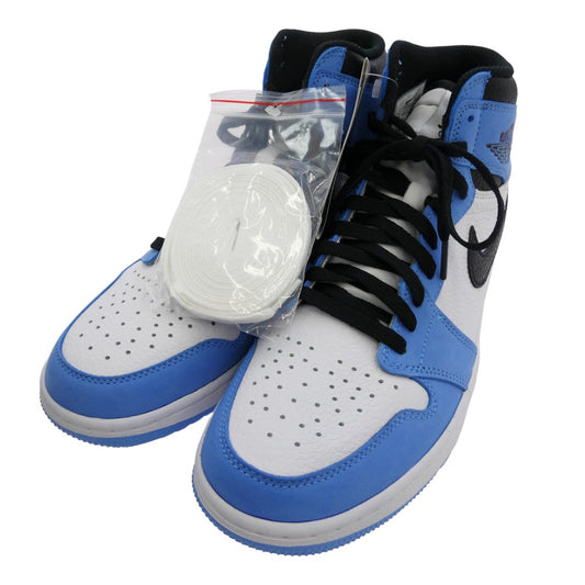 NIKE ナイキ Air Jordan 1 High Golf University Blue エアジョーダン1 ハイ ゴルフ ユニバーシティブルー スニーカー ブルー系 29cm【新古品】【未使用】【中古】