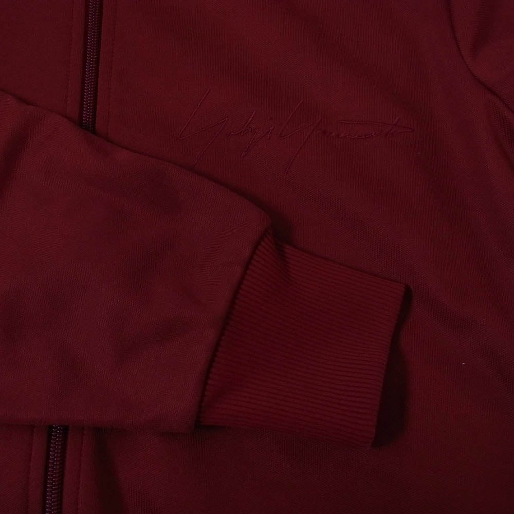 Yohji Yamamoto ヨウジヤマモト × ADIDAS アディダス 19SS FK9856 BECKENBAUER TRACKTOP ロゴ刺繍 ベッケンバウアー トラックジャケット ジャージ エンジ系 M【中古】