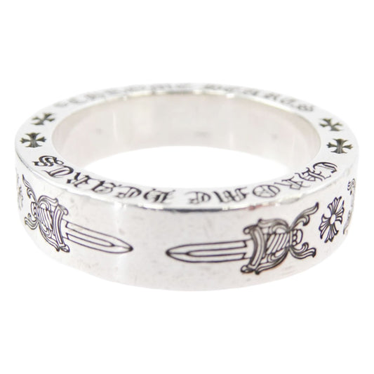 CHROME HEARTS クロムハーツ(原本無) 6mm SPACER DAGGER 6mm スペーサーダガー リング シルバー系 24号【中古】