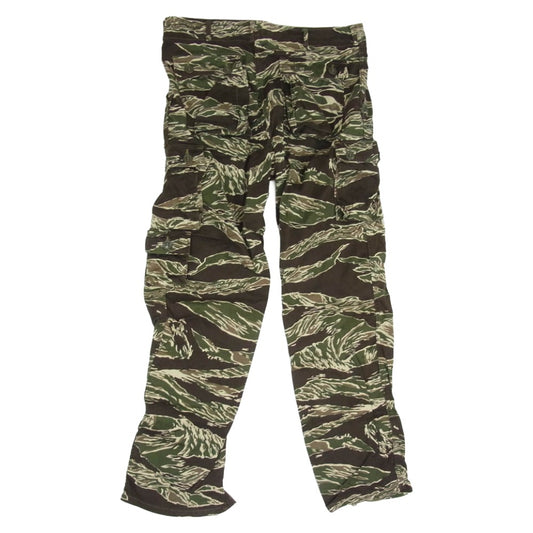 The REAL McCOY'S ザリアルマッコイズ MP21002 TIGER CAMOUFLAGE TROUSERS タイガーカモ 迷彩 カーゴパンツ カーキ系 L【中古】