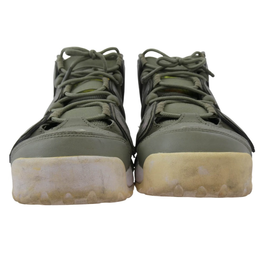 NIKE ナイキ 917593-001 AIR MORE UPTEMPO DARK STUCCO エアモアアップテンポ モアテン スニーカー グレー系 27.5cm【中古】