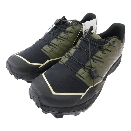 salomon サロモン 473834 THUNDERCROSS GTX サンダークロス ゴアテックス スニーカー カーキ系 ブラック系 26cm【極上美品】【中古】