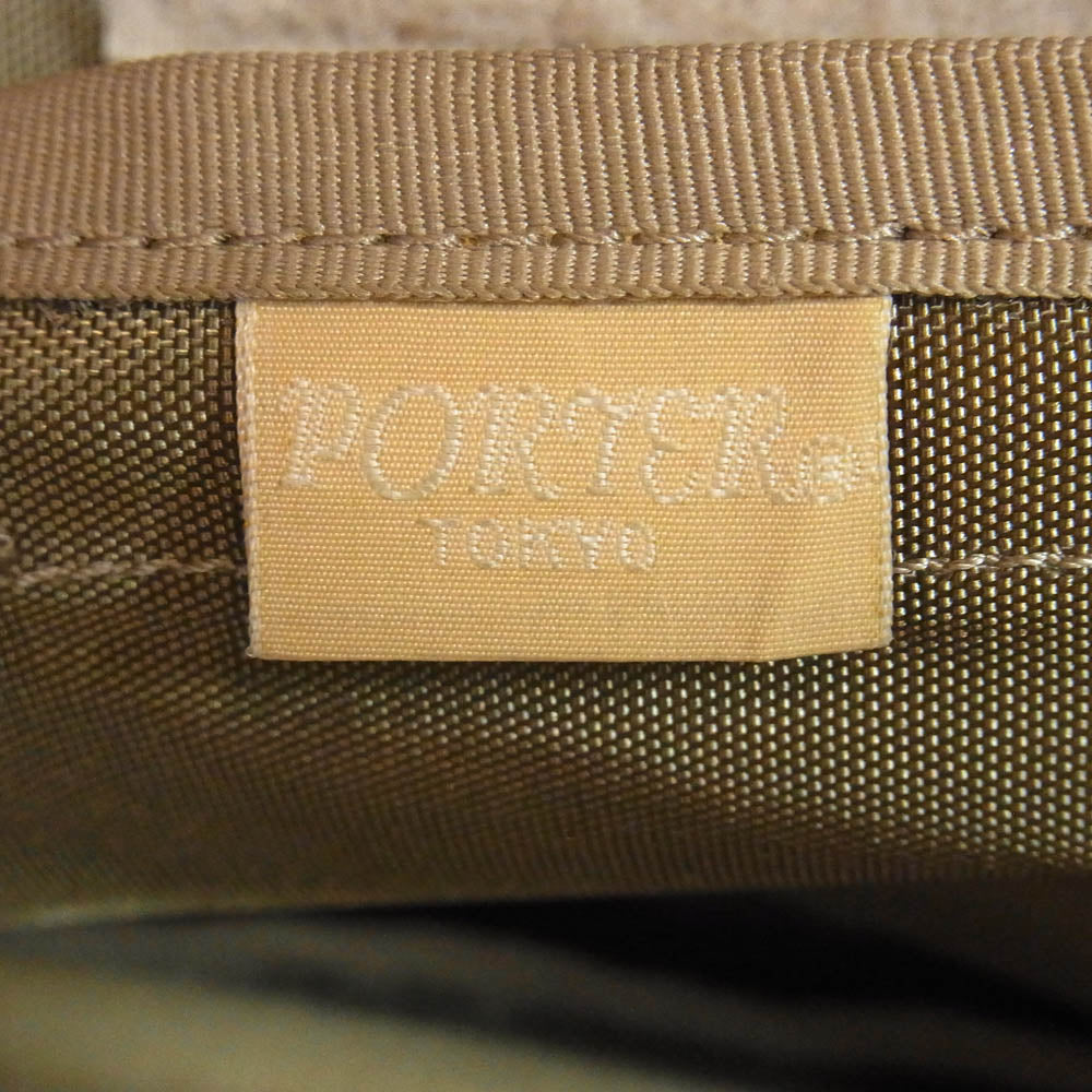PORTER ポーター ウエストバッグ ショルダー ボディバッグ ブラウン系【中古】